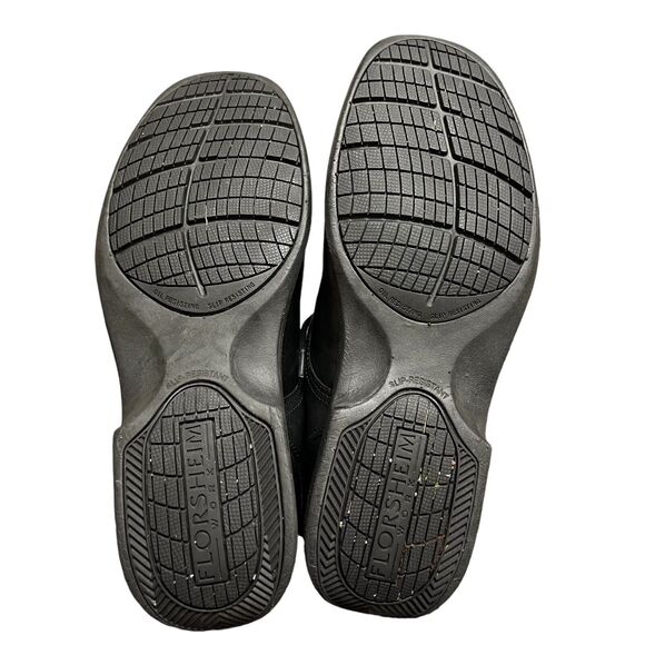 Florsheim Shoes Mens Size 10.5 D Crossover Work Soft Toe Black Leather - Picture 6 of 8